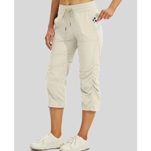 Cropped Lightweight Pants By WILLIT in The Color Bone